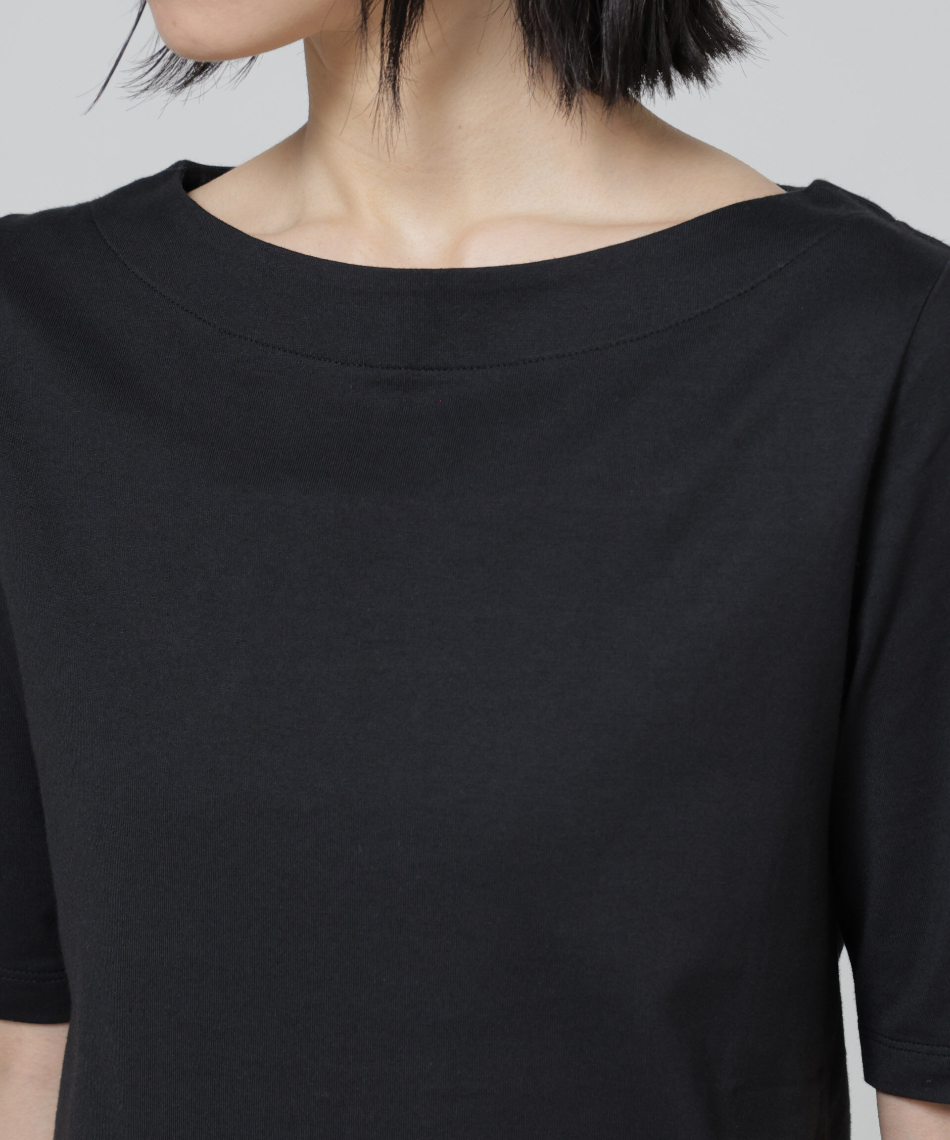 nano･universe「Anti Soaked(R) 汗染み防止ボートネックTシャツ」|Tシャツ・カットソー|