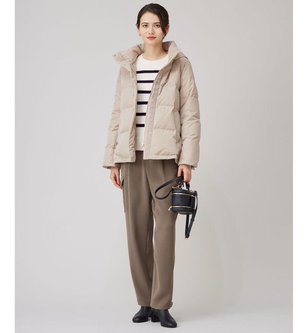 自由区「【洗える】マイクロタッサーダウン コート」|ダウン|