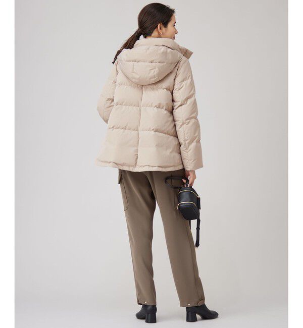 自由区「【洗える】マイクロタッサーダウン コート」|ダウン|