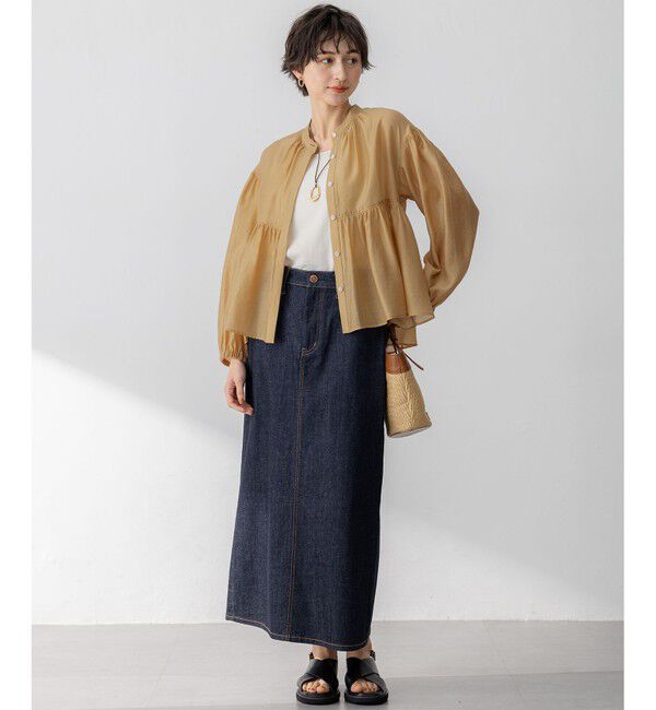 23区「【洗える】シャイニーリブ タンクトップ」|タンクトップ|