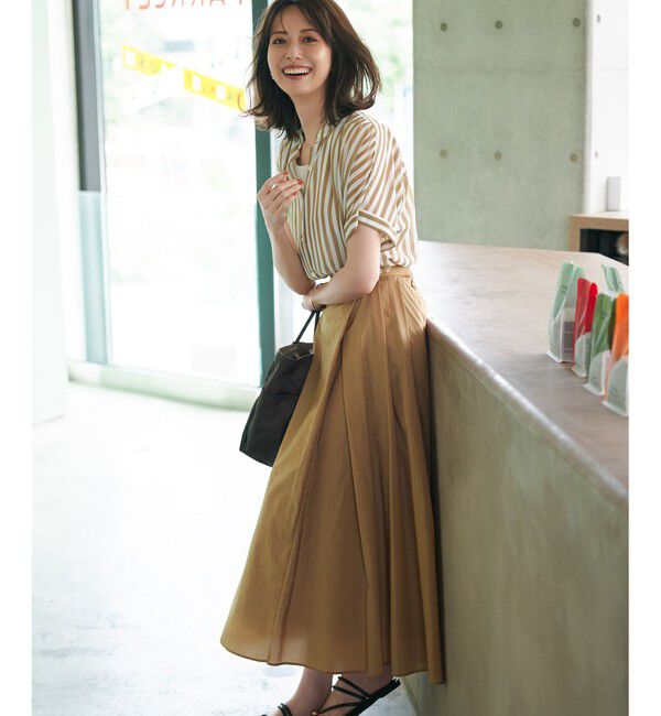 23区「【洗える】シャイニーリブ タンクトップ」|タンクトップ|