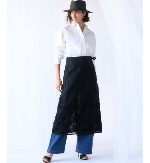 23区「【見上愛さん着用/Oggi掲載/接触冷感】23区DENIM サマー ストレート ワイド パンツ」|デニム|