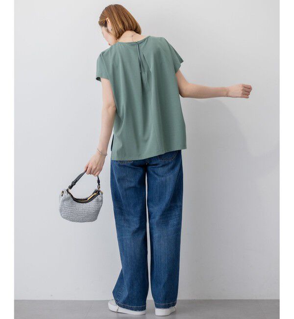 23区「【見上愛さん着用/Oggi掲載/接触冷感】23区DENIM サマー ストレート ワイド パンツ」|デニム|