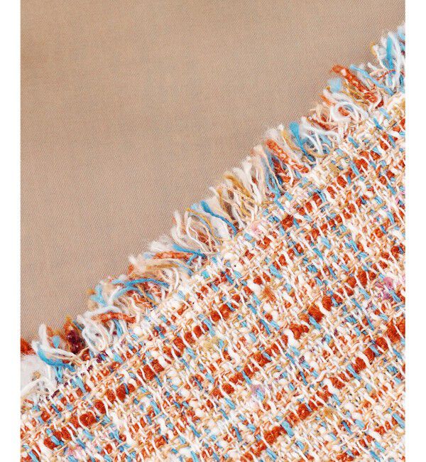 23区「【CanCam掲載】GIOLICAツイード ノーカラー ボタン ジャケット」|その他|