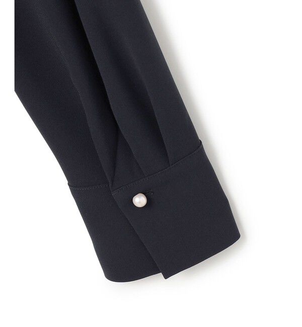 23区「【セットアップ対応/洗える】トリアセダブルジョーゼット 襟付き ワンピース」|ワンピース|