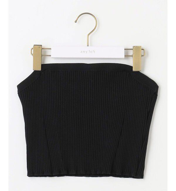 ANY SIS「【洗える】ニットリブ ビスチェ」|ニット・セーター|