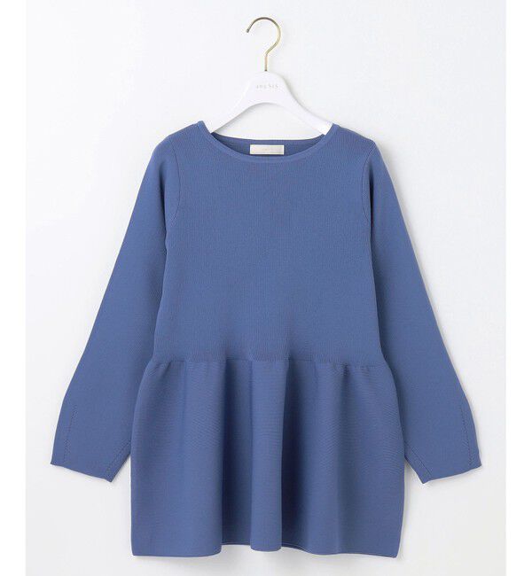 ANY SIS「【洗える】スポンディッシュペプラム ニット」|ニット・セーター|