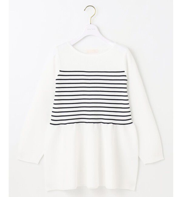 ANY SIS「【洗える】スポンディッシュペプラム ニット」|ニット・セーター|