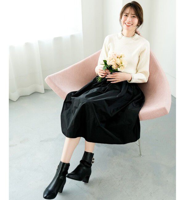 ANY SIS「【WEB・一部店舗限定】ダブルカラー ニット」|ニット・セーター|