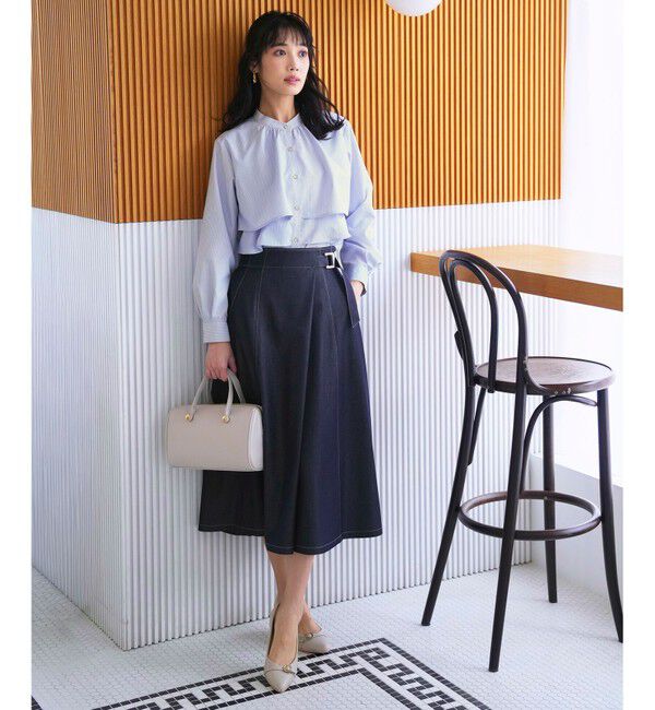 ANY SIS「ラッフルレイヤード ブラウス」|シャツ・ブラウス|