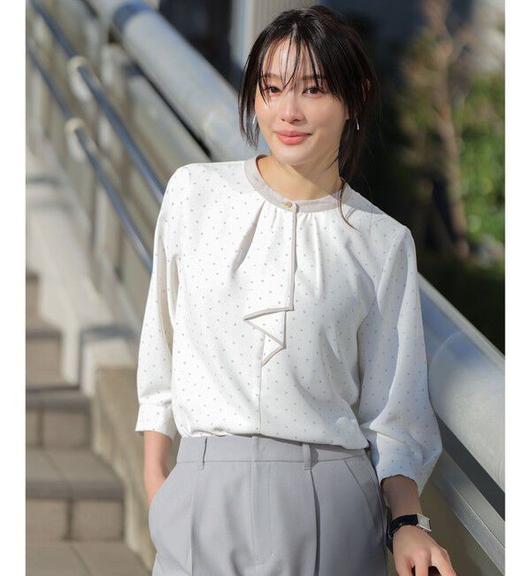 ANY SIS「ボウタイツイル ブラウス」|シャツ・ブラウス|ｱｲﾎﾞﾘｰ