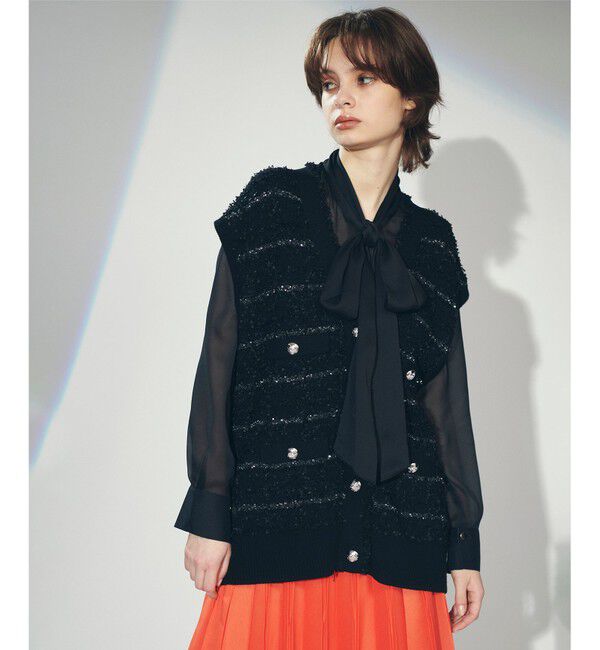 Diagram「ツイードVネックニットベスト」|ベスト・ジレ|