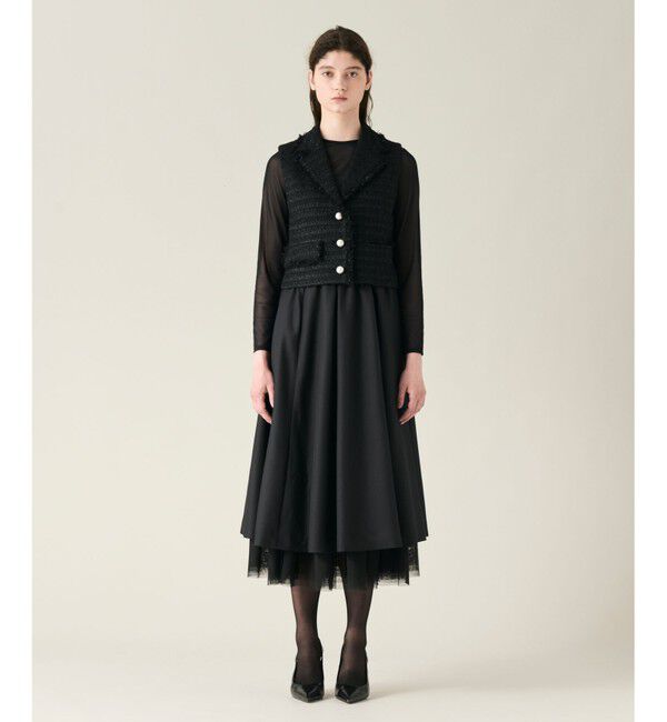 GRACE CONTINENTAL「ツイードベスト」|ベスト・ジレ|