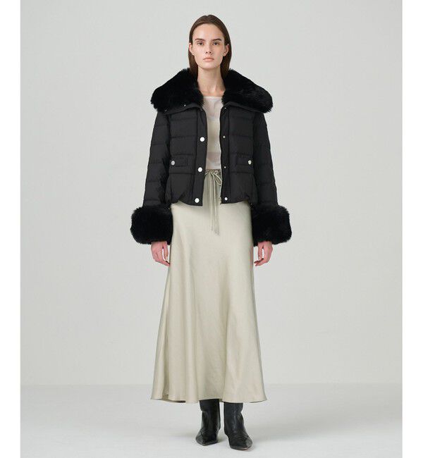 GRACE CONTINENTAL「ファーショートダウンジャケット」|ダウン|