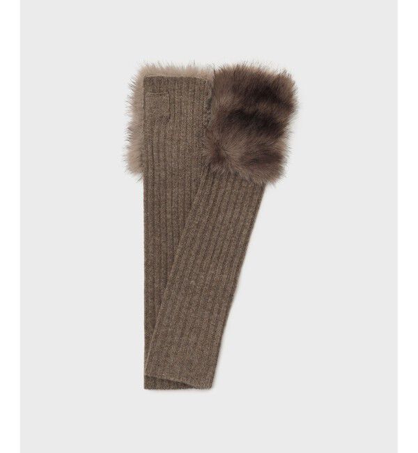 Diagram「ファーグローブ」|手袋|ブラウン