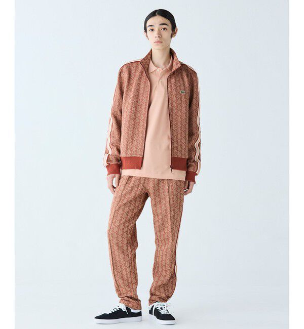 LACOSTE「サイドテーピングモノグラムジャカードトラックパンツ」|その他|