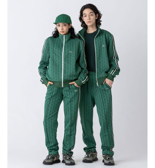 LACOSTE「サイドテーピングモノグラムジャカードトラックパンツ」|その他|
