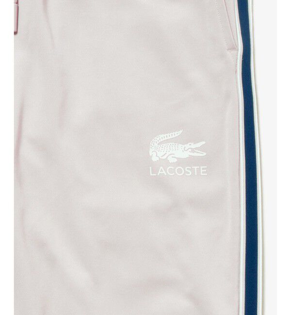 LACOSTE「サイドラインスウェットトラックパンツ」|チノ|