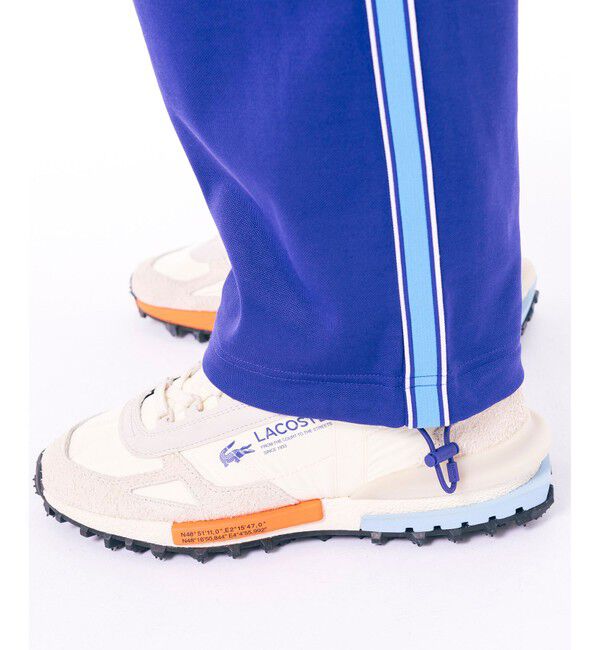 LACOSTE「サイドラインスウェットトラックパンツ」|チノ|