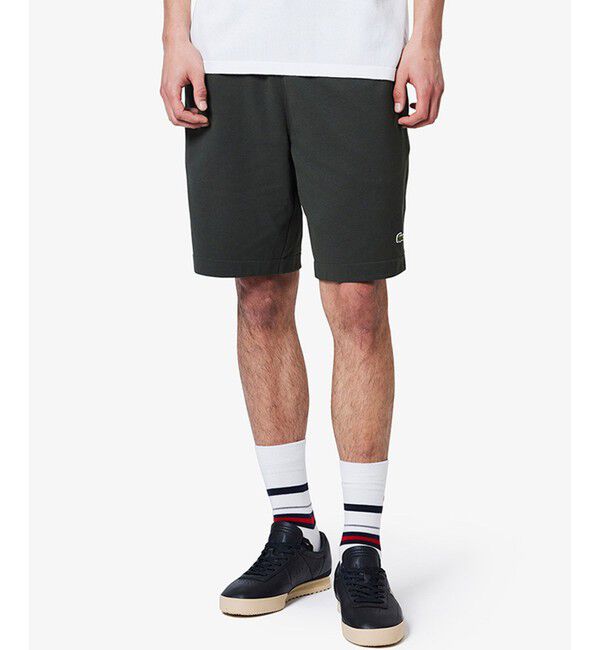 LACOSTE「L.12.12アレンジ 鹿の子地ショーツ / ハーフパンツ」|その他|チャコールグレー