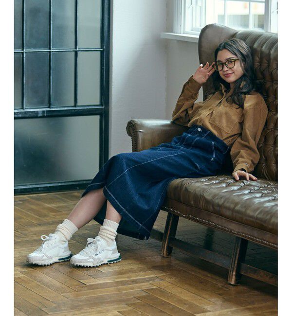 LACOSTE「ベイカーデニムスカート」|スカート|