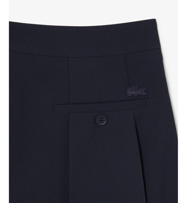 LACOSTE「テニスプリーツ鹿の子地スカート」|スカート|