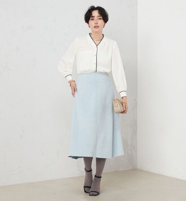 NOLLEY'S sophi「スエードダンボールフレアスカート」|フレア|