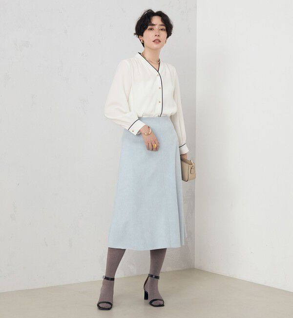 NOLLEY'S sophi「スエードダンボールフレアスカート」|フレア|