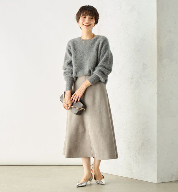 NOLLEY'S sophi「スエードダンボールフレアスカート」|フレア|