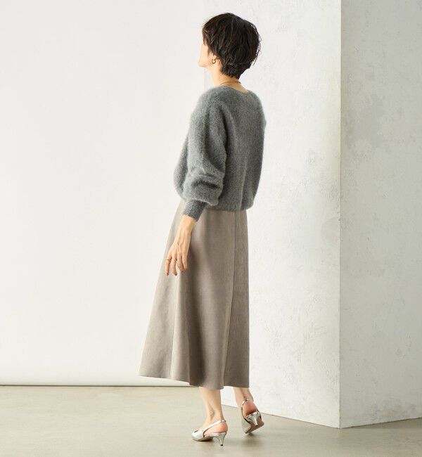 NOLLEY'S sophi「スエードダンボールフレアスカート」|フレア|