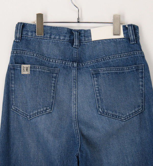 Rie Miller「【RM denim】スリットフレアハイウエストデニム」|デニム|