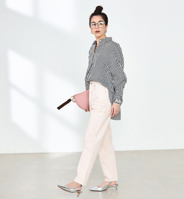 Rie Miller「【RM denim】ハイウエストスリムテーパードデニム」|デニム|