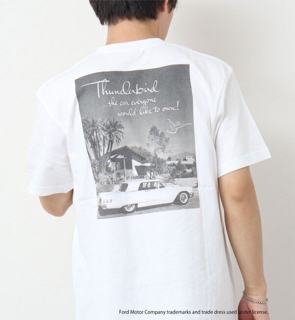 NOLLEY'S goodman「【GOOD ROCK SPEED】別注 Ford / フォード プリントTシャツ 25SS」|Tシャツ・カットソー|ホワイト系その他