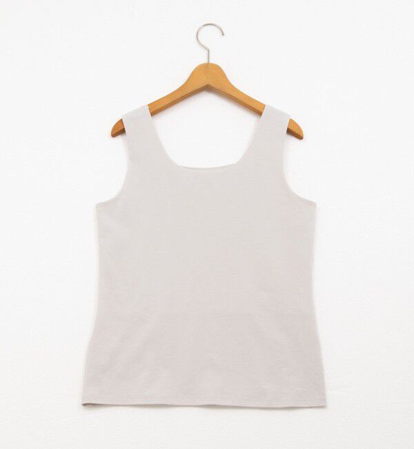 NOLLEY'S「《手洗い可能》サテン&times;ベア天2WAYタンクトップ」|タンクトップ|