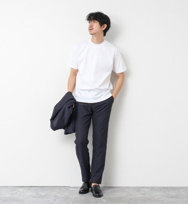 NOLLEY'S goodman「《ビジカジ対応》シルケットスムースドレスTシャツ 25SS」|Tシャツ・カットソー|