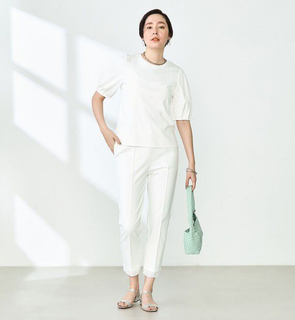 NOLLEY'S「高機能 LA＋スムース5分袖プルオーバーカットソー」|Tシャツ・カットソー|