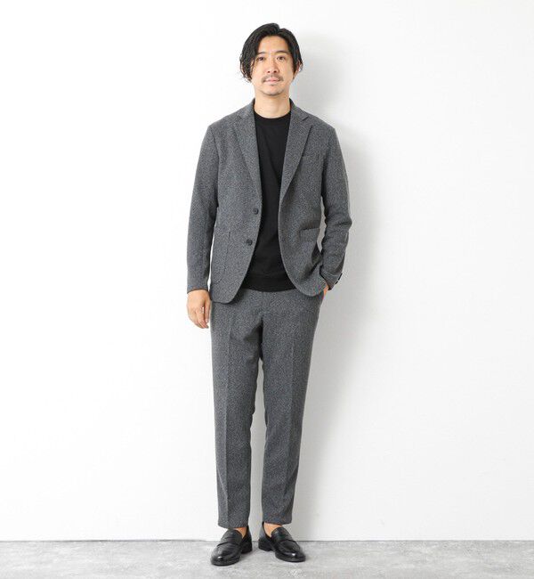 NOLLEY'S goodman「《ビジカジ/セットアップ対応》【尾州】先染めハニカムイージーJK 25AW」|テーラードジャケット|