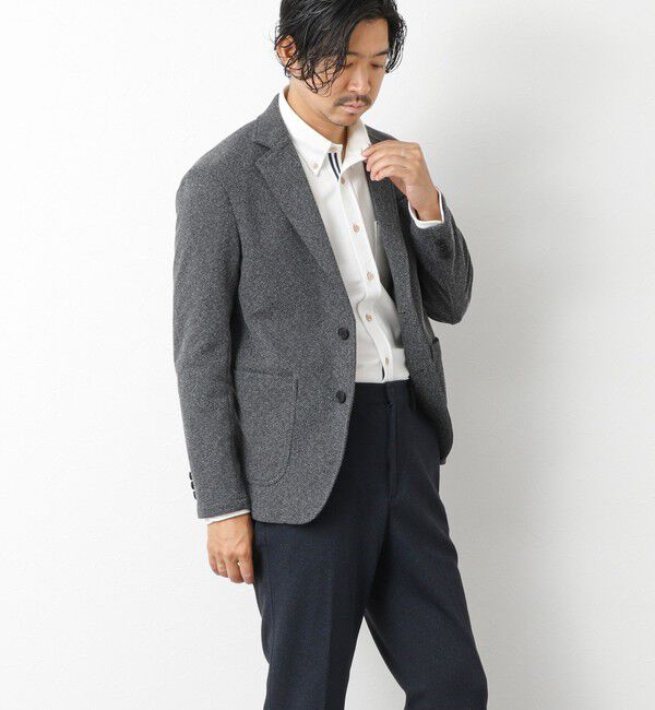 NOLLEY'S goodman「《ビジカジ/セットアップ対応》【尾州】先染めハニカムイージーJK 25AW」|テーラードジャケット|