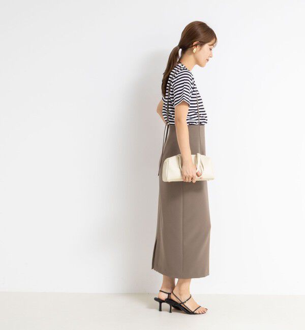 NOLLEY'S sophi「シルケット天竺フロッキーロゴTシャツ」|Tシャツ・カットソー|