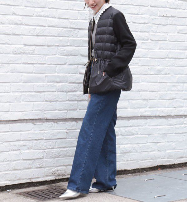 NOLLEY'S「【TAION/タイオン】別注ニットコンビダウンジャケット」|ダウン|