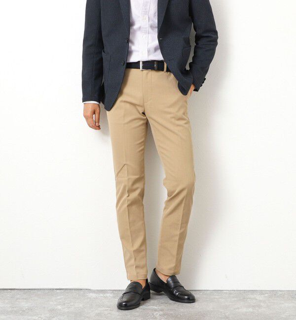 NOLLEY'S goodman「《ビジカジ対応》吸水速乾 ツイルストレッチスリムフィット 25AW」|チノ|