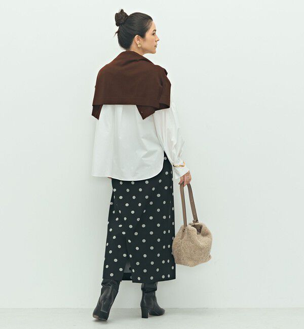 NOLLEY'S「パール釦ビブヨーク4WAYフリルブラウス」|シャツ・ブラウス|