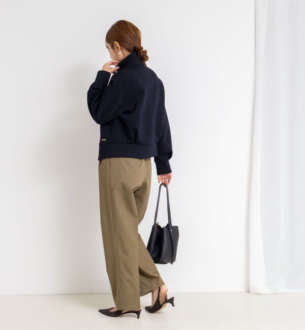 NOLLEY'S「《セットアップ対応》ウォッシャブルエアボールスタンドジップブルゾン」|ブルゾン・スタジャン|