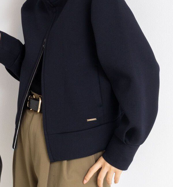 NOLLEY'S「《セットアップ対応》ウォッシャブルエアボールスタンドジップブルゾン」|ブルゾン・スタジャン|