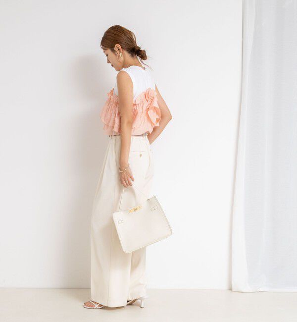 NOLLEY'S sophi「マルチWAYストライプフリルトップス」|Tシャツ・カットソー|