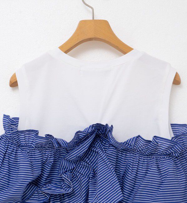 NOLLEY'S sophi「マルチWAYストライプフリルトップス」|Tシャツ・カットソー|