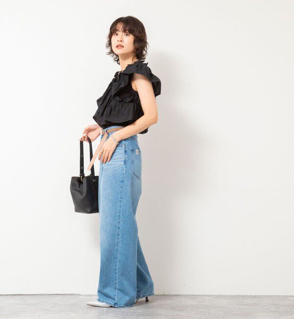 NOLLEY'S sophi「マルチWAYストライプフリルトップス」|Tシャツ・カットソー|