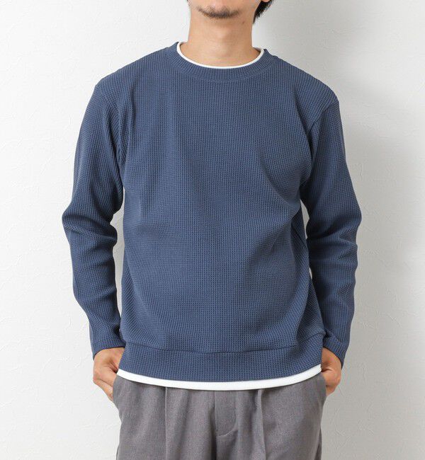 NOLLEY'S goodman「【IRM】《吸水速乾/UVカット》ワッフルダブルカラー LS Tee 25AW」|Tシャツ・カットソー|