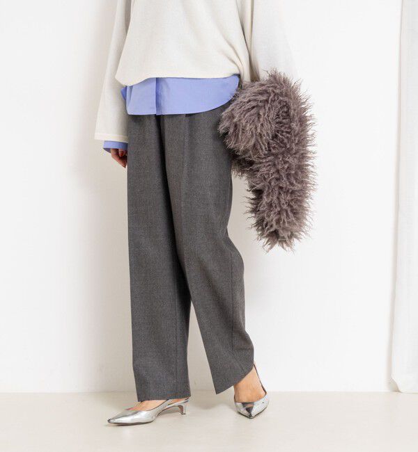 NOLLEY'S「フラノセミワイドパンツ」|その他|