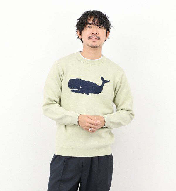 NOLLEY'S goodman「クジラWJQ ダブルジャカードニット 25AW」|ニット・セーター|